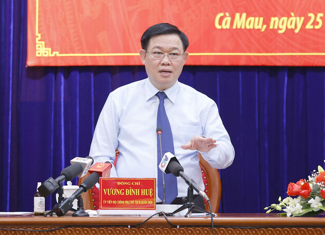 Chủ tịch Quốc hội: Cà Mau cần hoàn thiện quy hoạch tổng thể phát triển ảnh 2