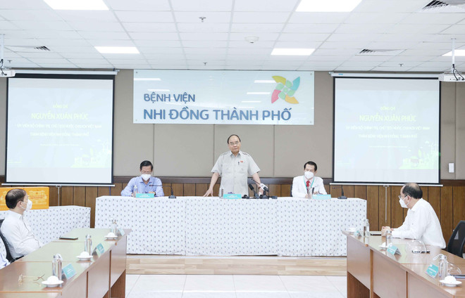 Chủ tịch nước biểu dương BV Nhi đồng TP.HCM trong phòng chống COVID-19 ảnh 2