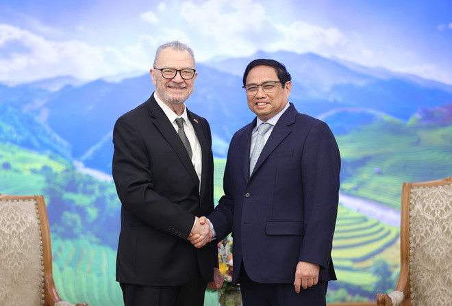 Thủ tướng tiếp đoàn Hội đồng Kinh doanh Hoa Kỳ-ASEAN ảnh 1