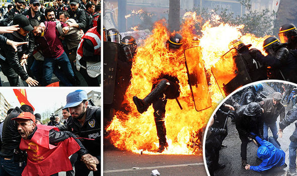 Biểu tình bạo lực trên khắp châu Âu trong Ngày Quốc tế Lao động ảnh 1