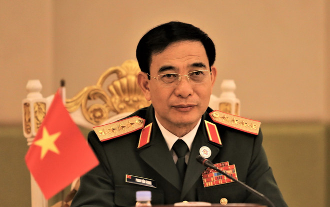 Đại tướng Phan Văn Giang, Bộ trưởng Bộ Quốc phòng Việt Nam. (Ảnh: Huỳnh Thảo/TTXVN) Ấn Độ mong muốn tăng cường quan hệ hợp tác toàn diện với Việt Nam ảnh 1