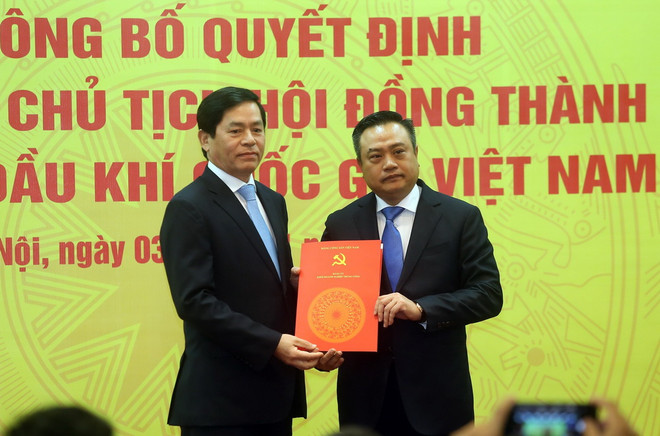 Lễ Công bố Quyết định Bí thư Đảng ủy, Chủ tịch Hội đồng thành viên PVN ảnh 1