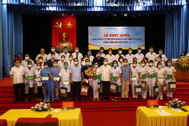 Tuyên Quang, Hà Giang, Lào Cai hỗ trợ Hà Nội chống dịch COVID-19 ảnh 1