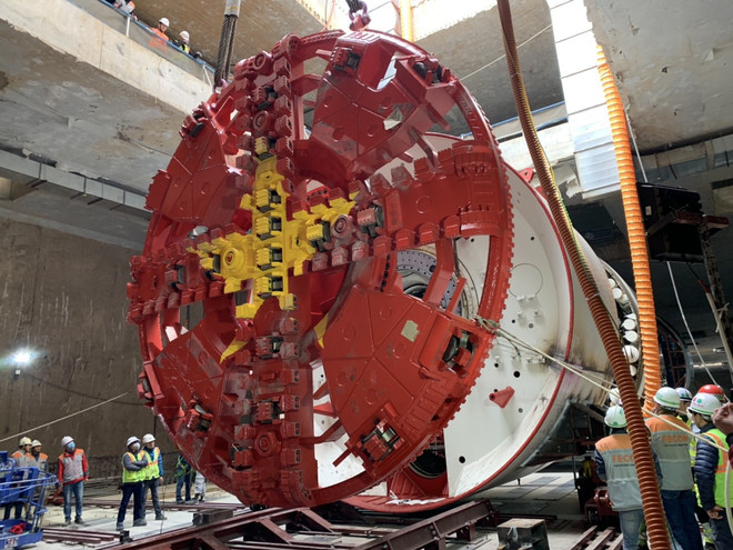 Thời gian đào hầm đoạn metro Nhổn-ga Hà Nội vào khoảng 400 ngày ảnh 1