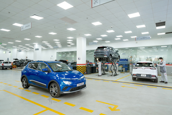 Vinfast triển khai hệ thống "xưởng dịch vụ không ngày nghỉ" ảnh 1