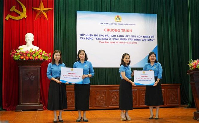 Hải Phòng lắp điều hòa tại “Khu nhà ở công nhân văn minh, an toàn” ảnh 1
