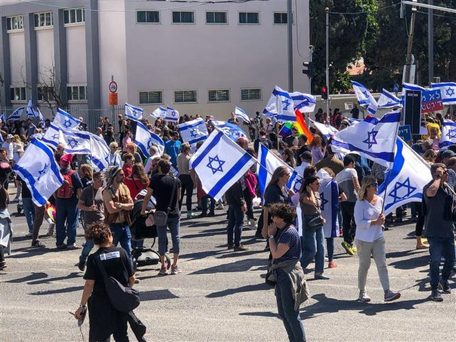 Israel: Biểu tình phản đối cải cách tư pháp bước sang tuần thứ 11 ảnh 1
