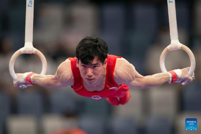 Vận động viên Zhang Boheng. (Nguồn: Xinhua) 10 vận động viên đáng xem nhất Đại hội Thể thao châu Á lần thứ 19 ảnh 9