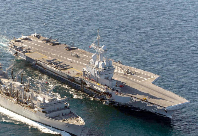 Tàu sân bay hạt nhân Pháp tiến hành trinh sát ở Địa Trung Hải ảnh 1
