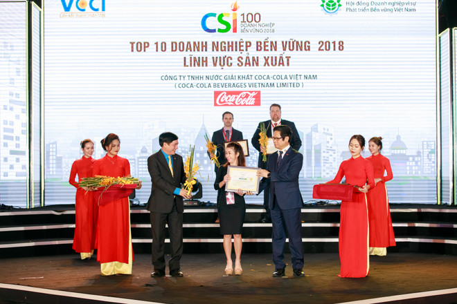 Coca-Cola đứng thứ hai trong top doanh nghiệp bền vững năm 2018 ảnh 2