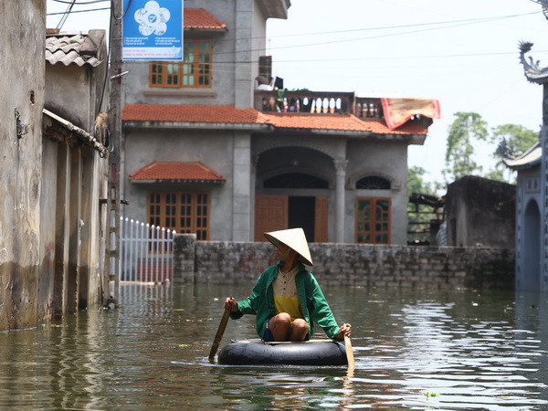 Tình trạng ngập lụt tại Chương Mỹ có khả năng sẽ tái diễn ảnh 1