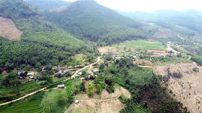 Một góc xã Hùng Lợi, huyện Yên Sơn (Tuyên Quang). (Ảnh: Vũ Quang/TTXVN) Tuyên Quang: Kiên quyết xóa bỏ tổ chức bất hợp pháp Dương Văn Mình ảnh 2