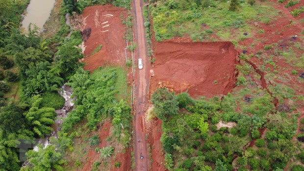 Cảnh báo nguy cơ sạt lở tại nhiều tuyến đường ở Bình Phước ảnh 1