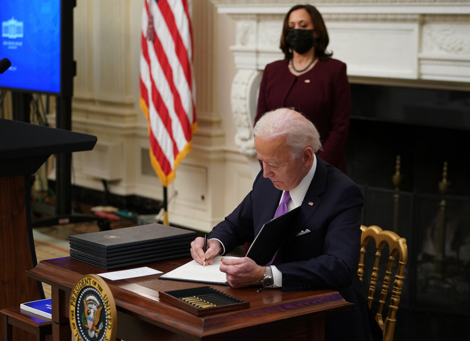 Tổng thống Mỹ Joe Biden. (Ảnh: AFP/TTXVN) Tân Tổng thống Mỹ sắp ban hành thêm nhiều chính sách mới về môi trường ảnh 1
