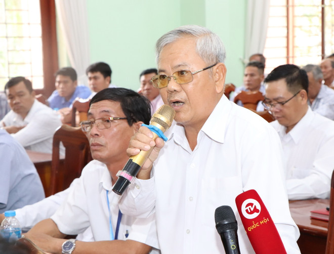 Phó Chủ tịch Quốc hội Trần Thanh Mẫn tiếp xúc cử tri Hậu Giang ảnh 2