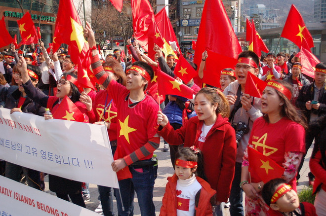 Người Việt tại Hàn phản đối hành động của Trung Quốc ở Biển Đông ảnh 2