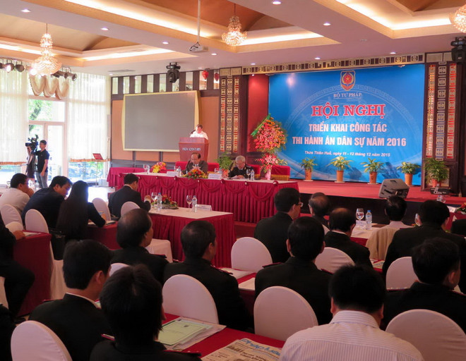"Nhiệm vụ công tác thi hành án dân sự năm 2016 là rất lớn" ảnh 1