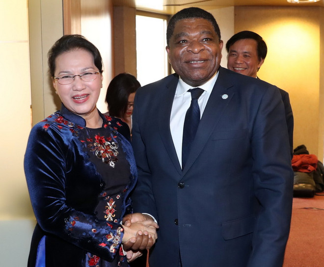 Chủ tịch Quốc hội gặp gỡ và làm việc với Tổng Thư ký IPU ảnh 1