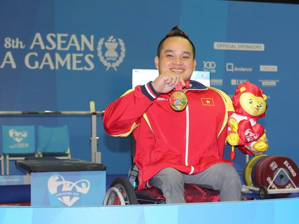 ASEAN Para Games 8: Đoàn Việt Nam vươn lên vị trí thứ ba ảnh 1