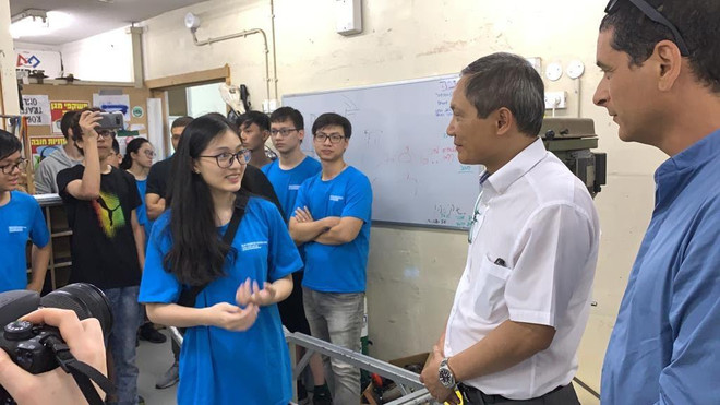 Học sinh Việt Nam dự thi sáng tạo robot tại Trại hè ở Israel ảnh 2