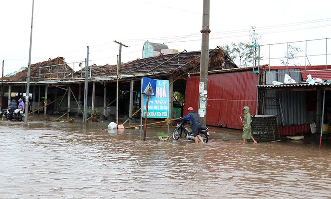 Bão số 3 khiến hơn 700ha lúa mùa của Nam Định chìm trong nước ảnh 1