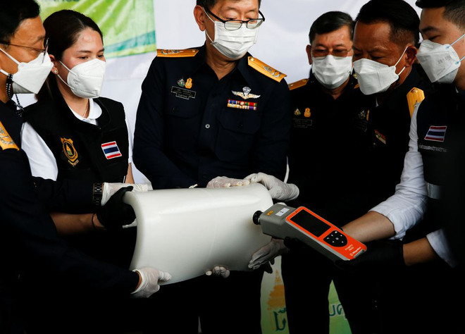 Lực lượng chức năng biên giới Thái Lan thu giữ lượng ma túy lớn ảnh 1