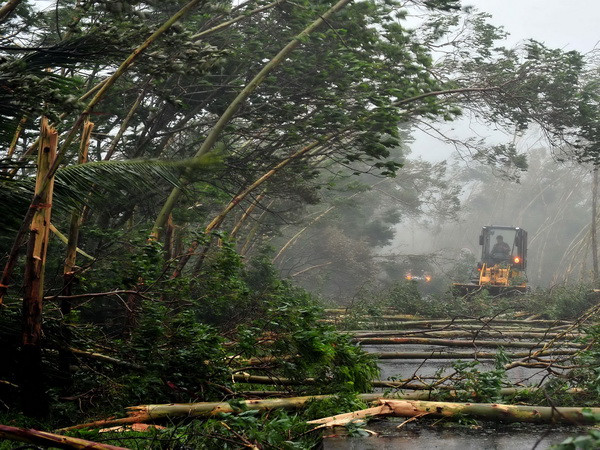 Siêu bão Rammasun đổ bộ vào Trung Quốc, 1 người thiệt mạng ảnh 1