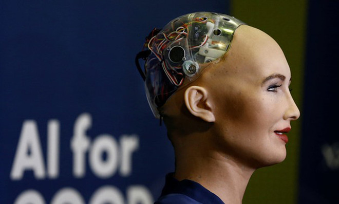 Sophia, robot đầu tiên có quyền công dân nói gì khi tới Việt Nam? ảnh 1
