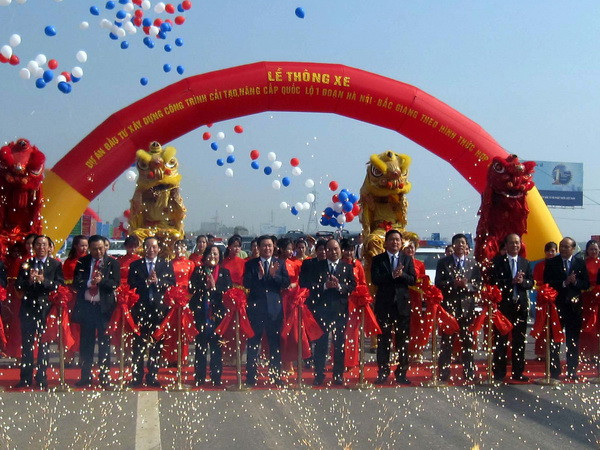 Tuyến cao tốc Hà Nội-Bắc Giang được thông xe vượt tiến độ 6 tháng ảnh 1