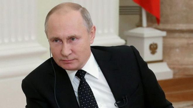 Tổng thống Nga Vladimir Putin. (Nguồn: Reuters) 'Nga, Ấn Độ, Trung Quốc cùng nỗ lực tăng cường ổn định chiến lược' ảnh 1