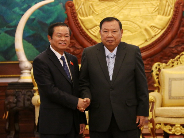 Lãnh đạo Lào đánh giá cao quan hệ giữa hai Quốc hội Việt Nam-Lào ảnh 1