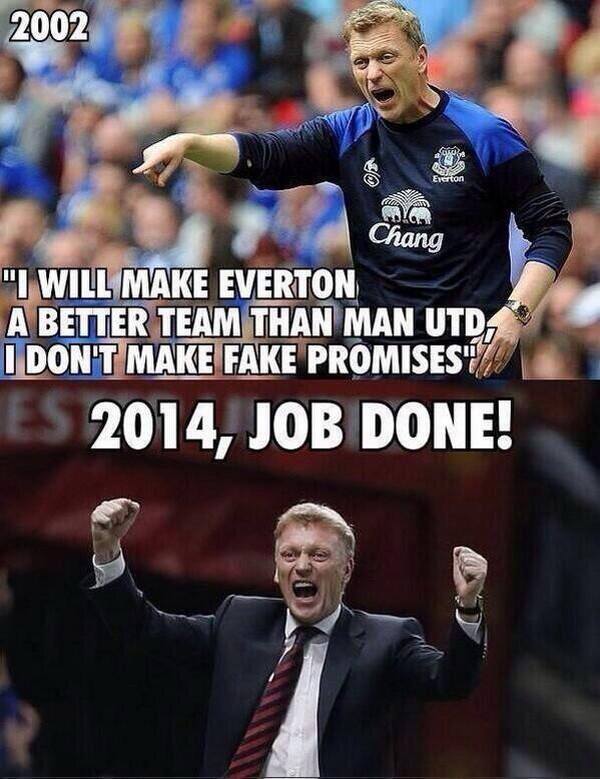 Mạng xã hội tràn ngập ảnh chế về tin M.U sa thải David Moyes ảnh 3