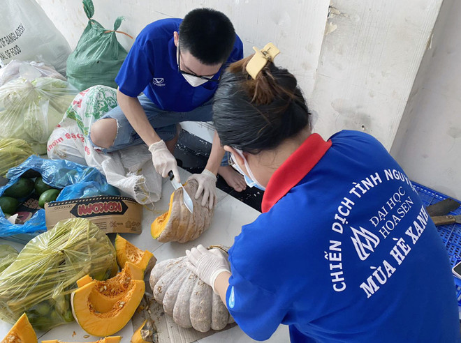 Sinh viên hệ thống giáo dục Nguyễn Hoàng hỗ trợ các hoàn cảnh khó khăn ảnh 3