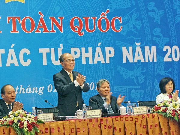 Hội nghị toàn quốc triển khai công tác tư pháp năm 2015 ảnh 1