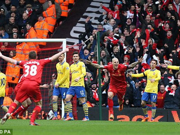 Chùm ảnh thất bại tủi nhục 1-5 của Arsenal trước Liverpool ảnh 3