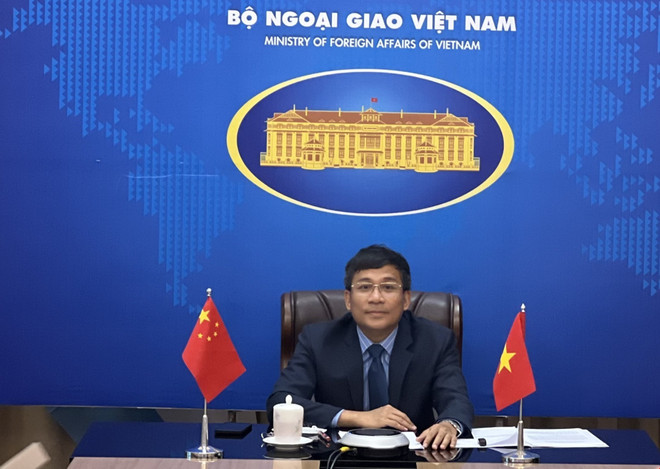 Tổng Thư ký Ủy ban chỉ đạo hợp tác Việt Nam-Trung Quốc hội đàm ảnh 1