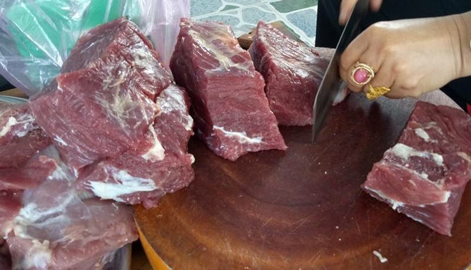 [Photo] Bò một nắng - đặc sản của vùng chảo lửa Tây Nguyên ảnh 2