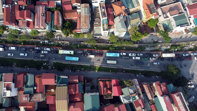 Thành phố Hà Nội trở lại thi công mở rộng đường Âu Cơ-Nghi Tàm ảnh 1