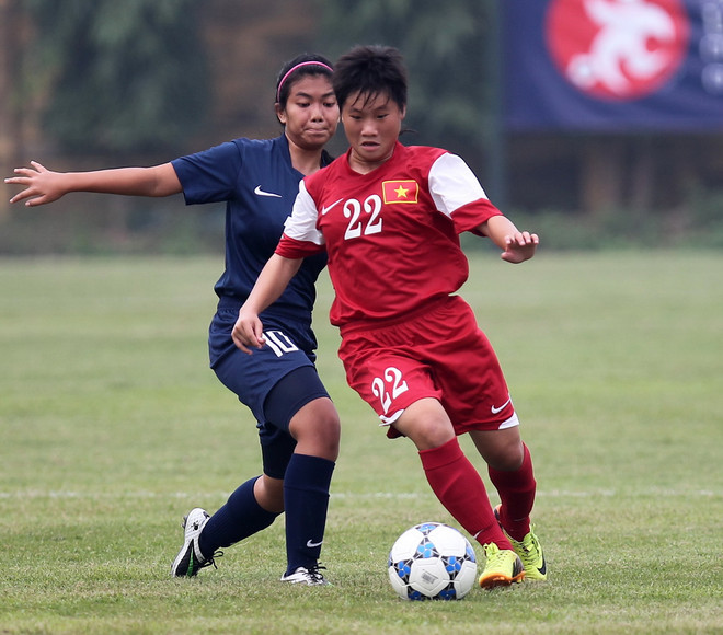 U19 nữ Việt Nam trút "cơn mưa bàn thắng" vào lưới Hong Kong ảnh 1