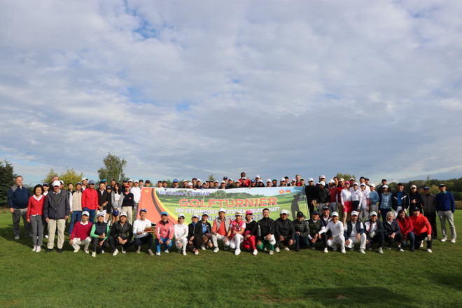 Đại sứ quán Việt Nam tại Đức tổ chức giải Golf hữu nghị Việt-Đức 2021 ảnh 2