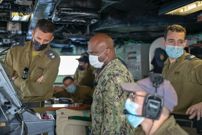 Hải quân Israel lần đầu tiên tập trận với Hạm đội 5 Hải quân Mỹ ảnh 1