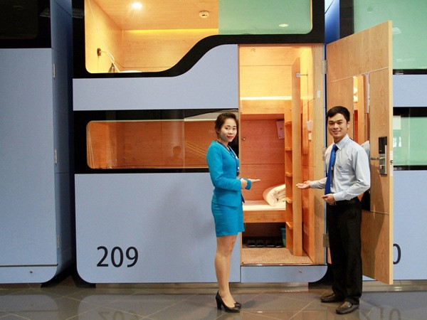 Dịch vụ hộp ngủ sân bay Nội Bài rẻ hơn nhiều sân bay quốc tế ảnh 1