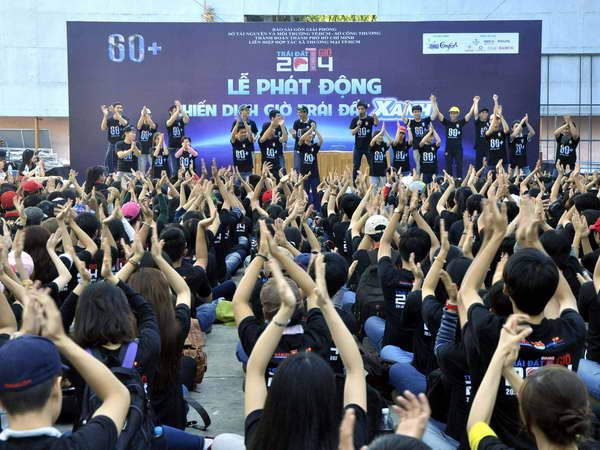 TP HCM phát động Chiến dịch Giờ Trái đất Xanh 2014 ảnh 1