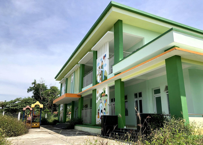 Quảng Ngãi: Trường mầm non đầu tư tiền tỷ bị “bỏ hoang” ảnh 1