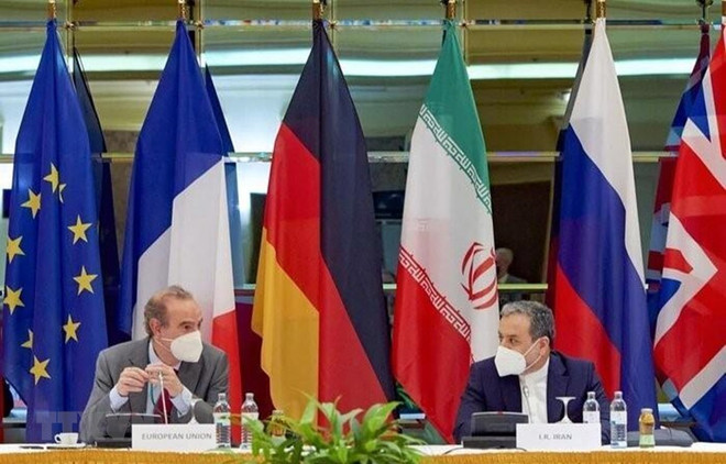 Cuộc đàm phán của Ủy ban chung giám sát JCPOA ở Vienna, Áo. (Ảnh: IRNA/TTXVN) Mỹ tuyên bố duy trì đàm phán hạt nhân sau bầu cử tổng thống Iran ảnh 1