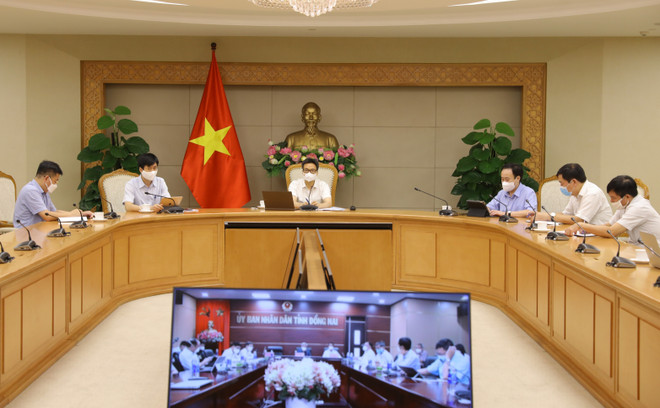 [Photo] PTT Vũ Đức Đam họp với lãnh đạo tỉnh Đồng Nai về chống dịch ảnh 1
