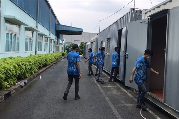 Đồng Nai: DN làm nhà container cho công nhân ở lại để phòng dịch ảnh 1