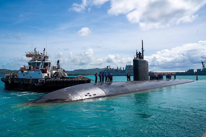 Tàu ngầm USS Annapolis của Hải quân Mỹ. (Ảnh Wikimedia Commons) Mỹ điều thêm một tàu ngầm chạy bằng năng lượng hạt nhân tới Hàn Quốc ảnh 1