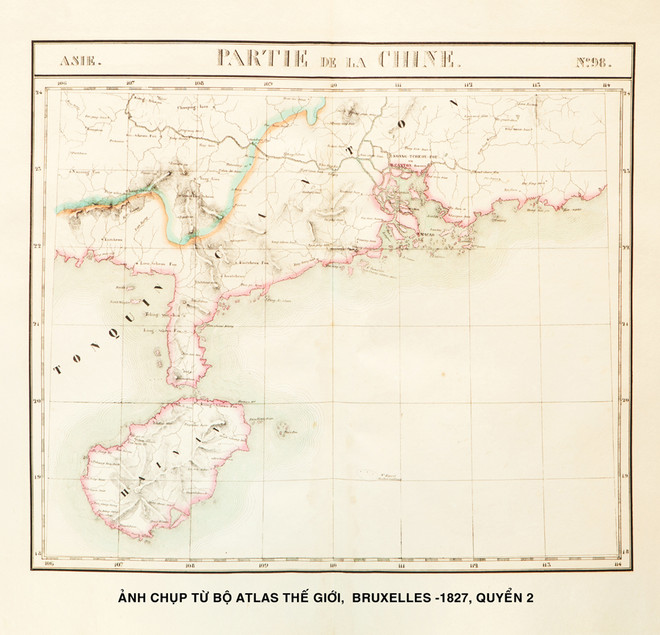 Tập Atlas Thế giới của nhà địa lý học kiệt xuất người Bỉ Philippe Vandermaelen (1795–1869), thành viên Hội địa lý Paris, được xuất bản năm 1827 khẳng định Hoàng Sa, Trường Sa là của Việt Nam. Quốc tế công nhận Hoàng Sa, Trường Sa của Việt Nam từ lâu ảnh 1