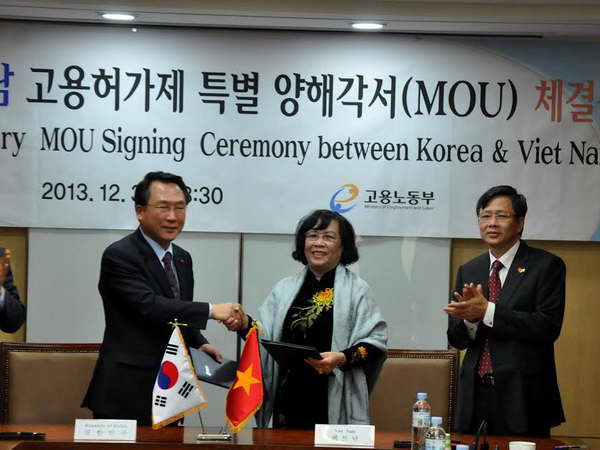 Chính thức nối lại việc đưa lao động Việt sang Hàn Quốc ảnh 1